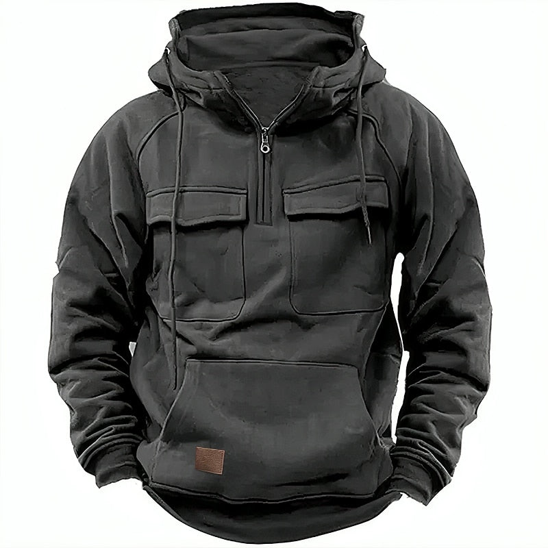 XAVIER | Hoodie d'hiver confortable avec fermeture éclair