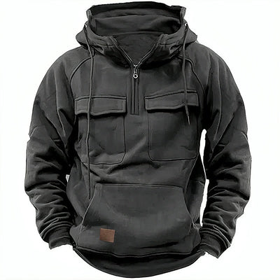 XAVIER | Hoodie d'hiver confortable avec fermeture éclair