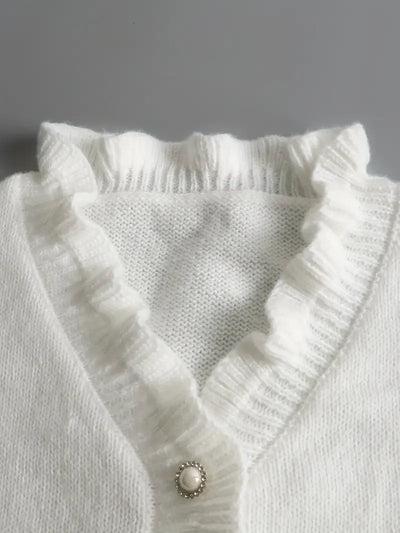 Xaviera - Pull De Printemps À Col V Élégant