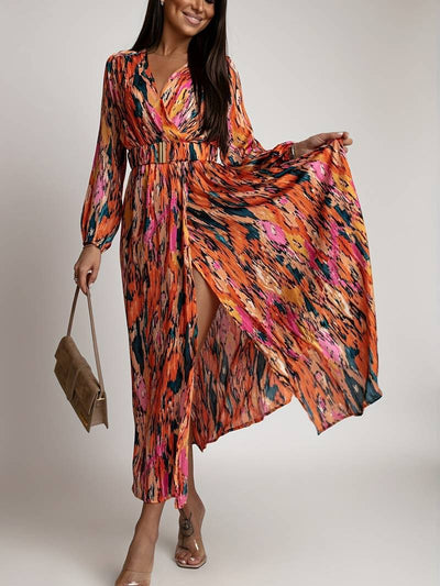 Yenifer | Robe Portefeuille Abstraite