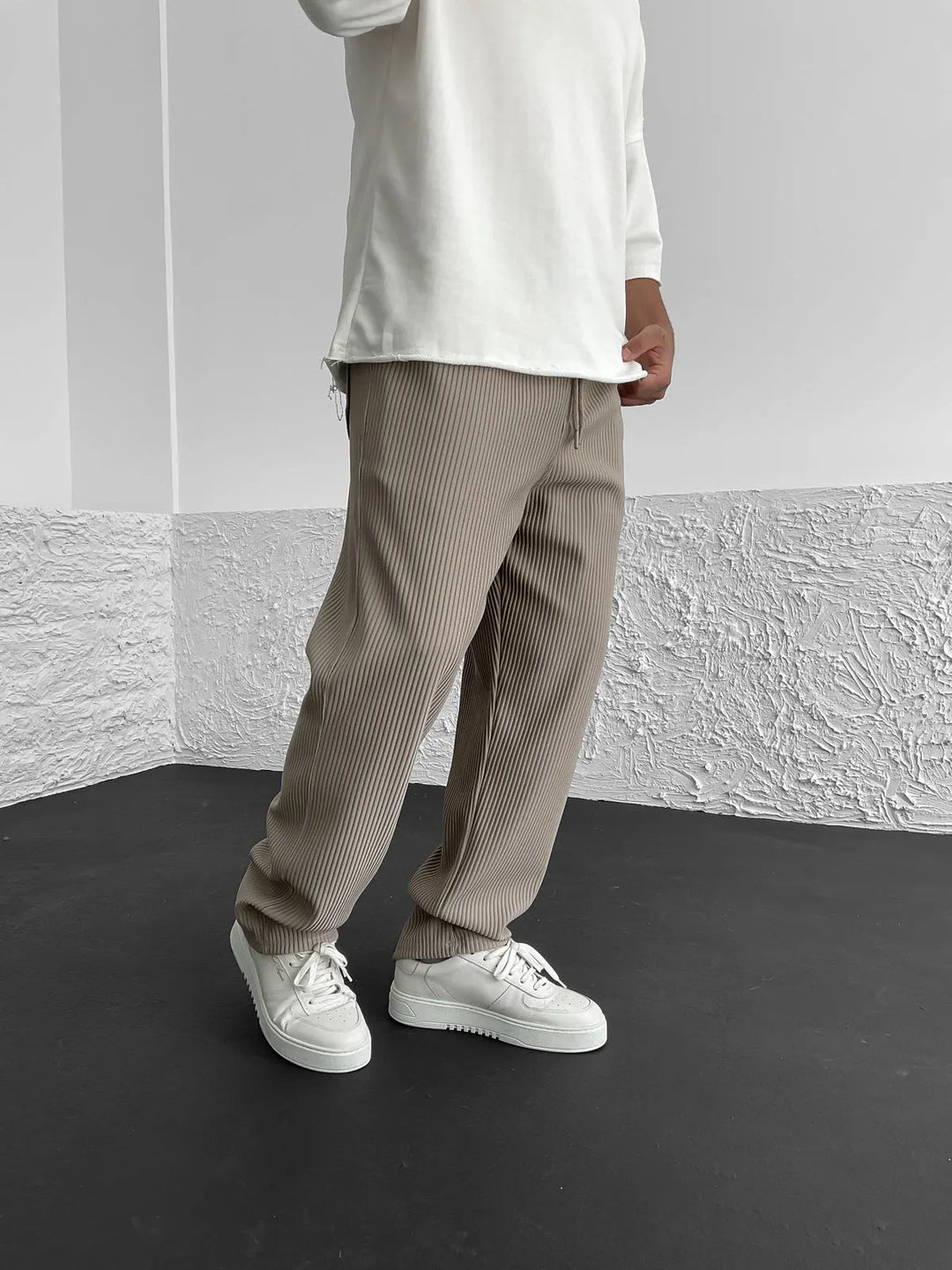 FRANCOIS | Pantalons en spandex côtelé confort