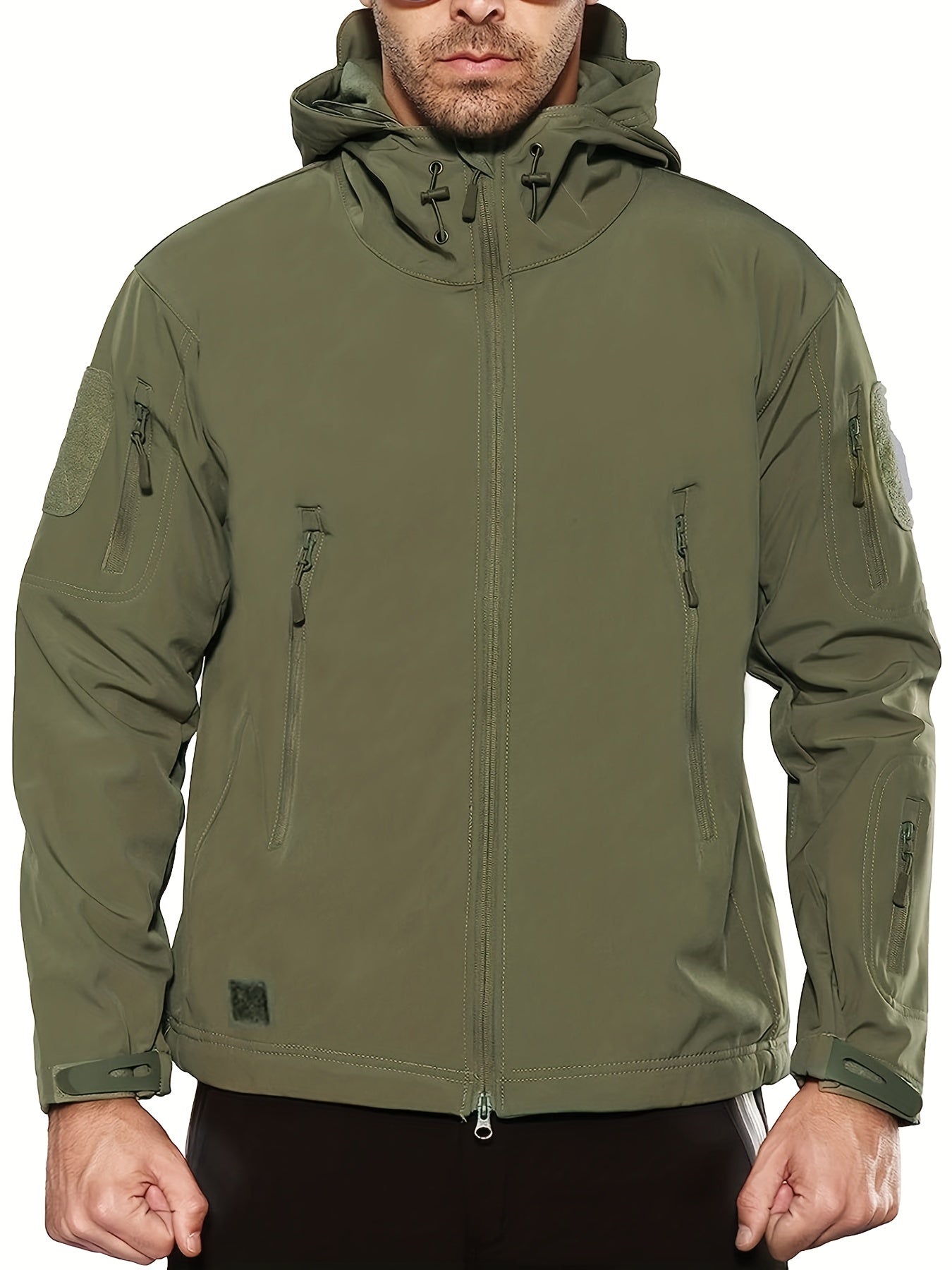 Leandro - Men's Softshell Jacket - Veste d'extérieur coupe-vent, déperlante et respirante