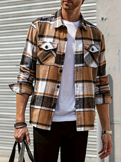 Kash - Veste à carreaux pour hommes