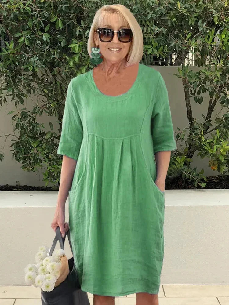 Violette | Robe d'été élégante avec poches