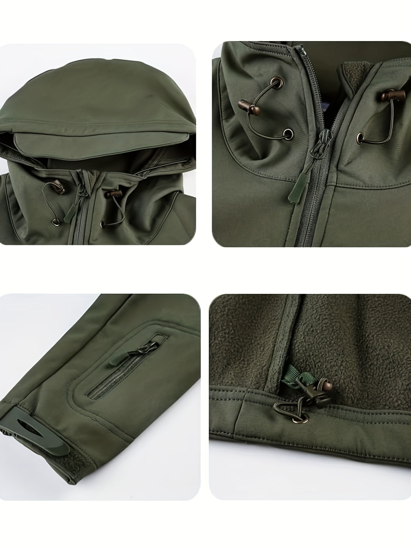 Leandro - Men's Softshell Jacket - Veste d'extérieur coupe-vent, déperlante et respirante