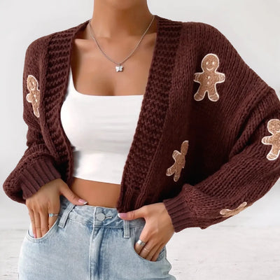 Zaira | Femmes Pull en Pain D’épice Festif