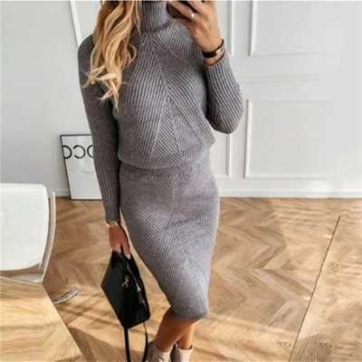 Olya | Robe Maille Chic pour Femmes