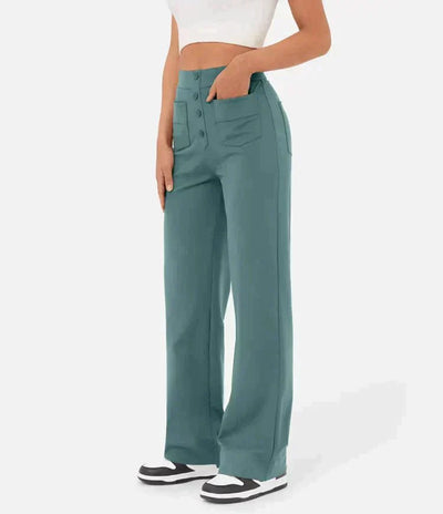 Brooklynn - Pantalon élastique à taille haute