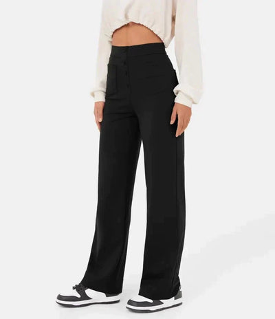Brooklynn - Pantalon élastique à taille haute