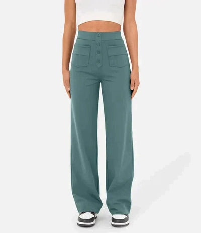 Brooklynn - Pantalon élastique à taille haute