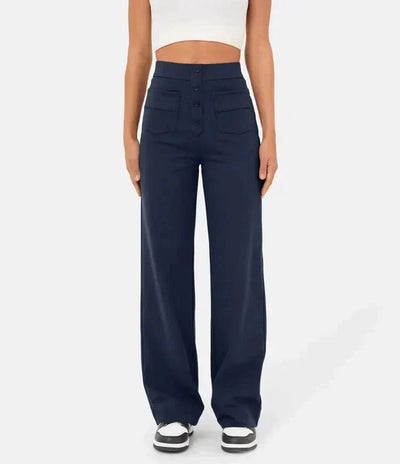 Brooklynn - Pantalon élastique à taille haute