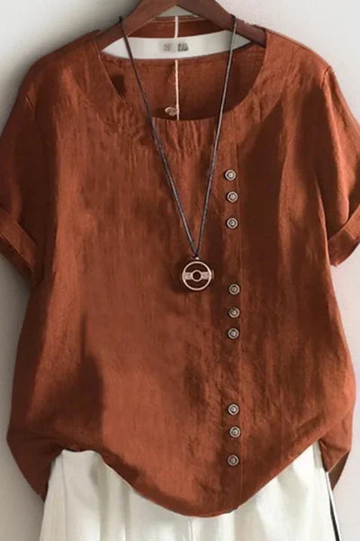 JOLINE | T-shirt à boutons pour femmes