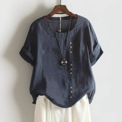 JOLINE | T-shirt à boutons pour femmes