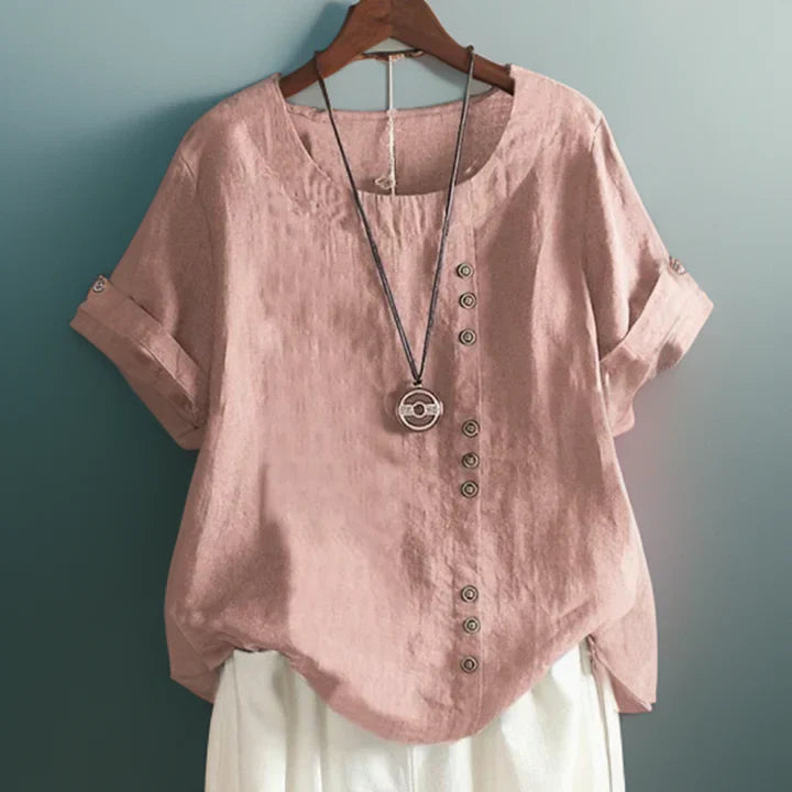 JOLINE | T-shirt à boutons pour femmes