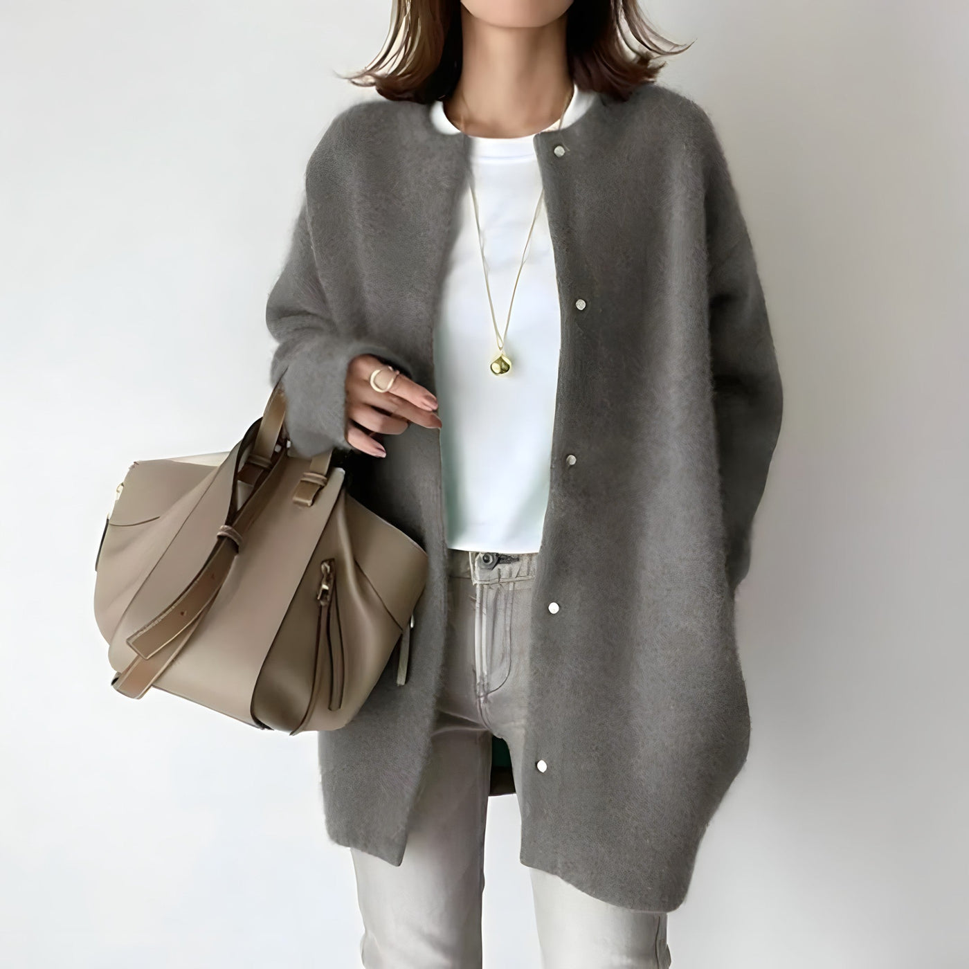 Aleid | Cardigan chic à boutons pour femmes