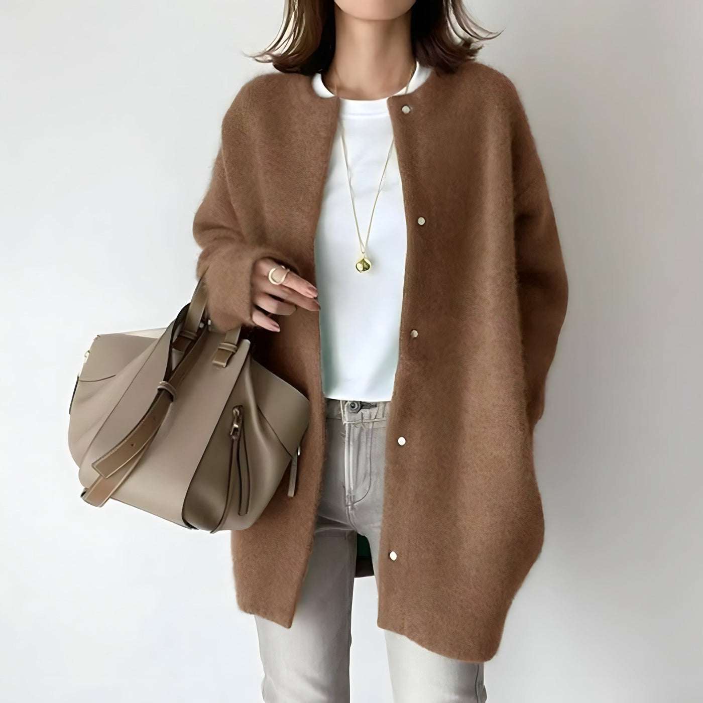 Aleid | Cardigan chic à boutons pour femmes
