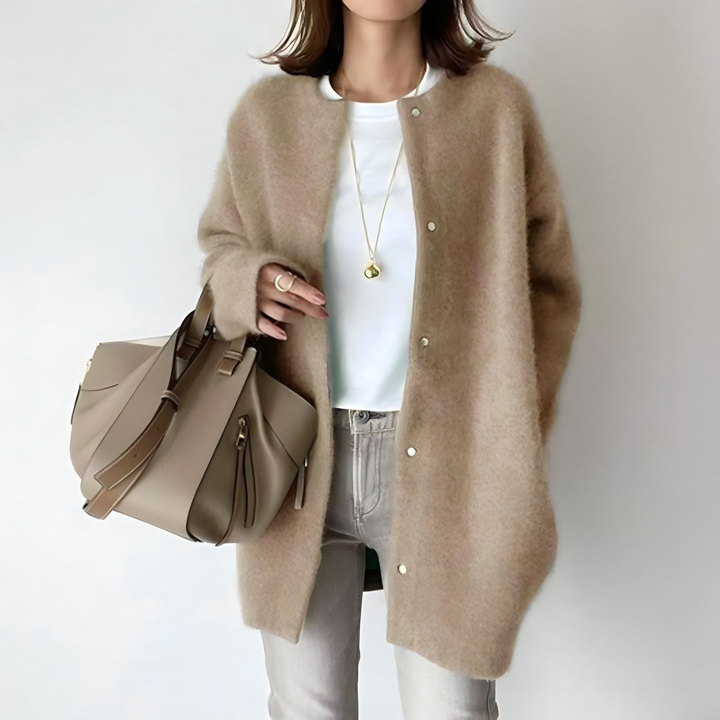 Aleid | Cardigan chic à boutons pour femmes