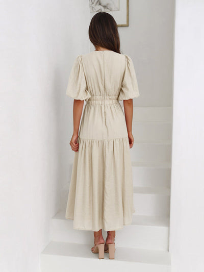Fortunata | Robe midi élégante pour femme