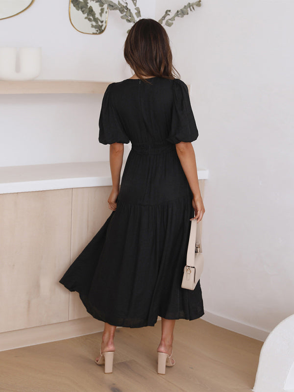 Fortunata | Robe midi élégante pour femme