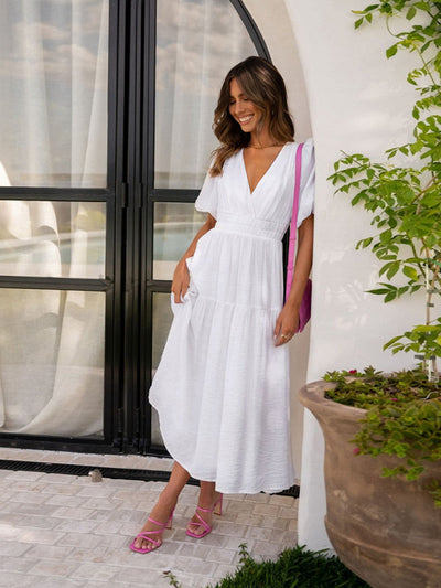 Fortunata | Robe midi élégante pour femme