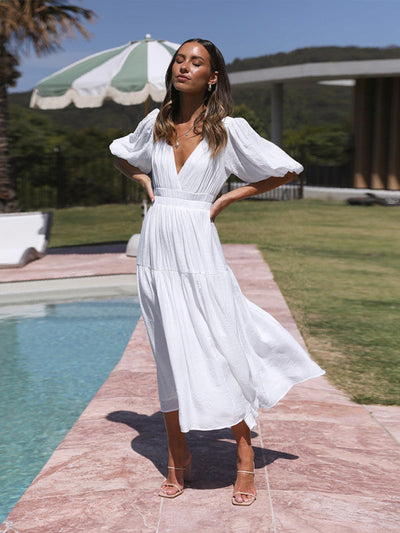 Fortunata | Robe midi élégante pour femme