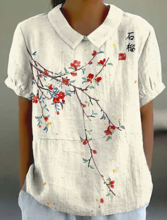 Alma™ | Élégance Blouse fleurie