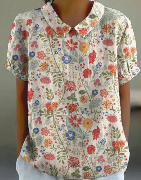 Alma™ | Élégance Blouse fleurie