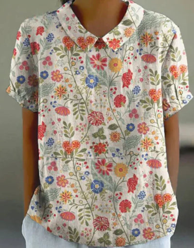 Alma™ | Élégance Blouse fleurie