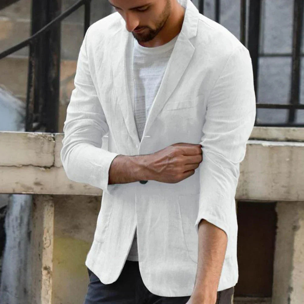 Christophe - Elégant blazer en lin pour homme