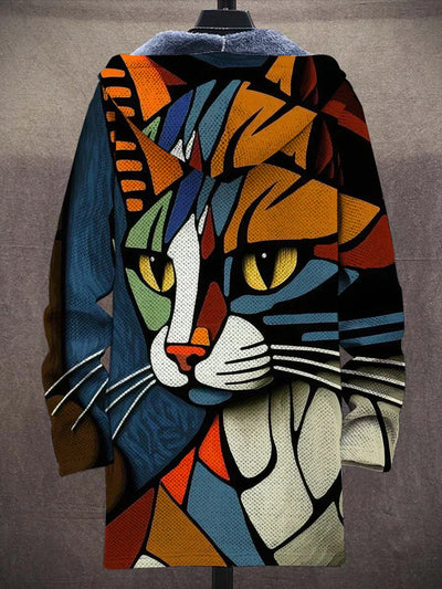 Benoit - Veste chaude à motif de chat