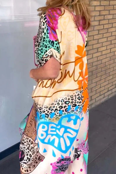 PHOEBE | Robe à manches courtes