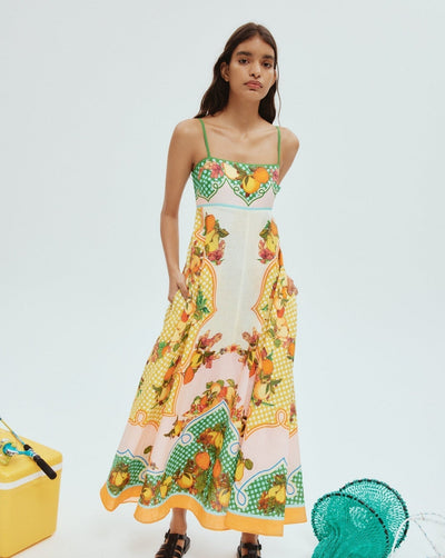 Idolda | Swing Dress with Graffiti for Women