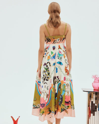 Idolda | Swing Dress with Graffiti for Women