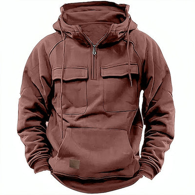 XAVIER | Hoodie d'hiver confortable avec fermeture éclair