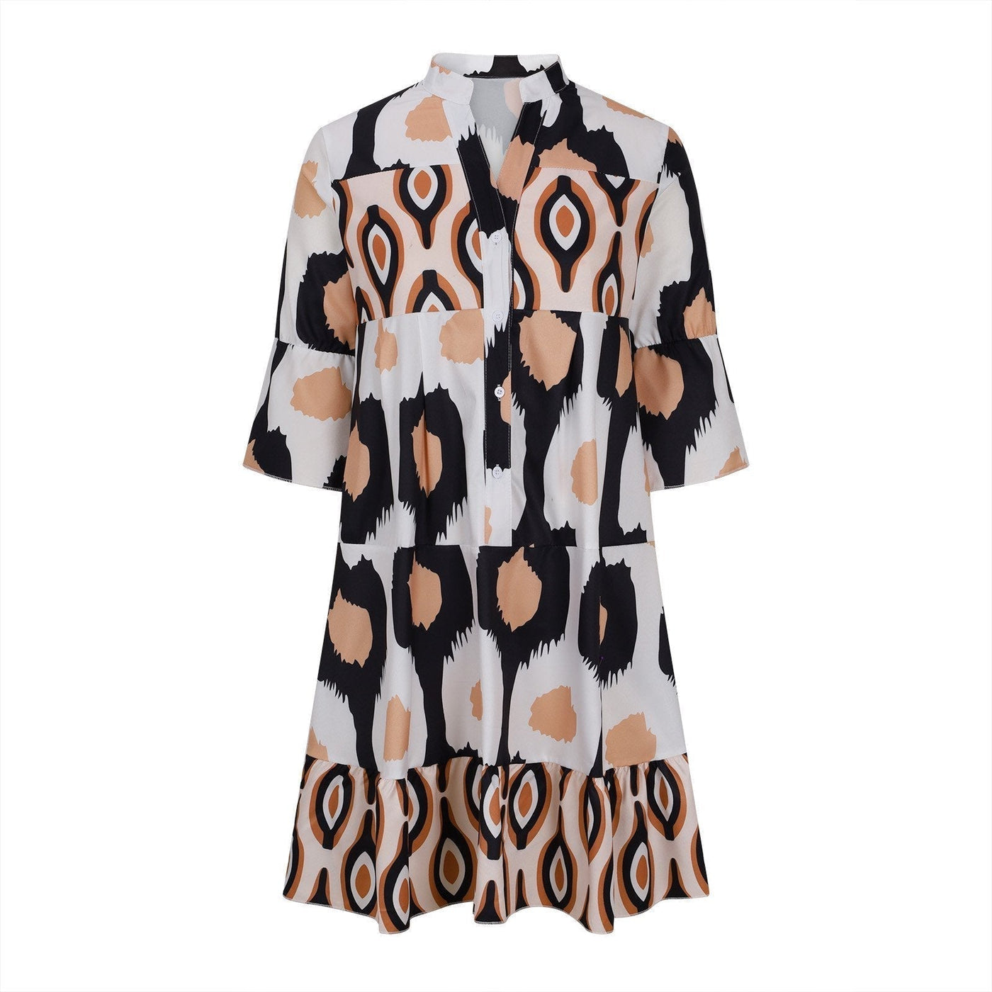 Noelle - Robe bohème avec boutons