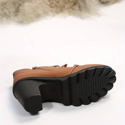 Jacqueline - Bottes zippées à talons