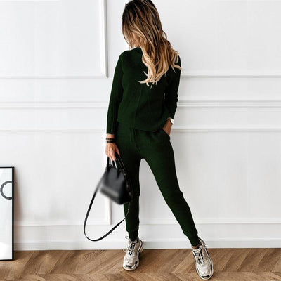 Cole - Costume d'intérieur décontracté pour femme avec cordon de serrage