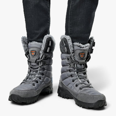 Armand - Bottes de neige hautes en cuir