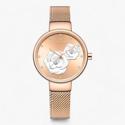 Ella - Elegant Steel Mesh Watch - Une touche intemporelle pour votre style