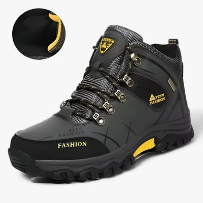 Elian - Bottes de neige en cuir Imperméables et chaudes pour l'hiver