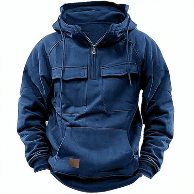 XAVIER | Hoodie d'hiver confortable avec fermeture éclair