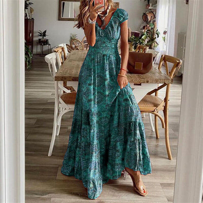 Bridget - Robe Boho - Manches courtes
