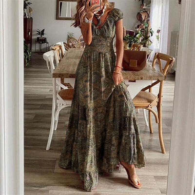 Bridget - Robe Boho - Manches courtes