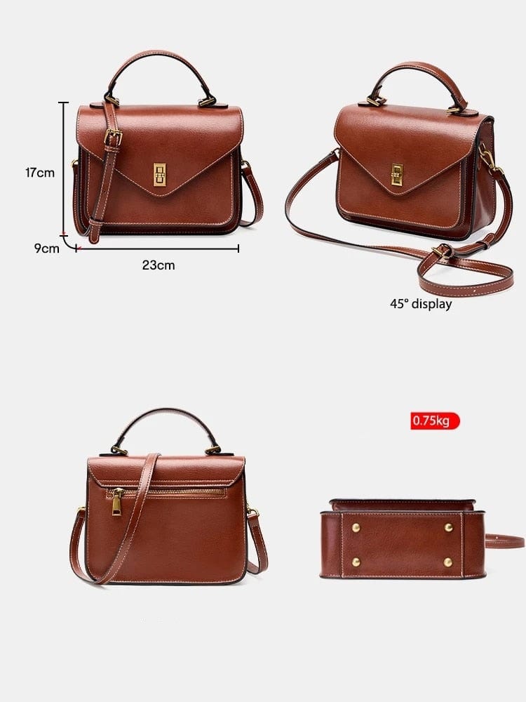 Sidonie - Sac Bandoulière Cuir Femme