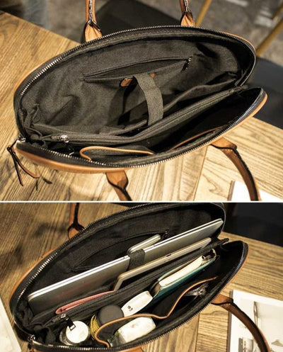 Aurore - Sac Ordinateur Femme Cuir
