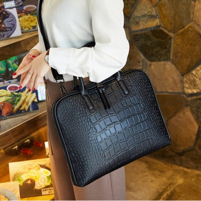 Aurore - Sac Ordinateur Femme Cuir