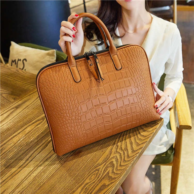 Aurore - Sac Ordinateur Femme Cuir