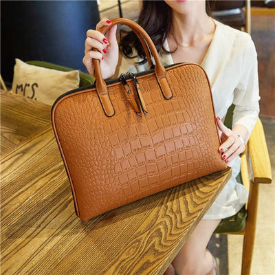 Aurore - Sac Ordinateur Femme Cuir