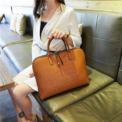 Aurore - Sac Ordinateur Femme Cuir