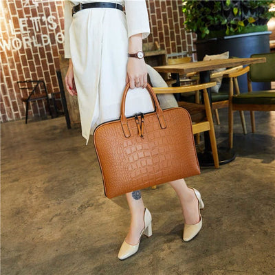 Aurore - Sac Ordinateur Femme Cuir